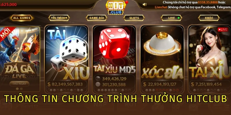Thông tin chương trình thưởng Hitclub