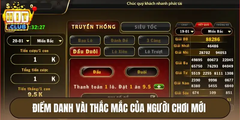 Lô Đề Siêu Tốc Hitclub - Nhận Thưởng Lớn Chỉ Trong 1 Phút 4 Điểm danh vài thắc mắc của người chơi mới