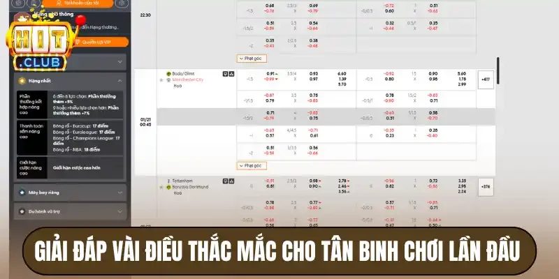 S thể thao Hitclub - Cược Bóng Đá, Esports Dễ Trúng Lớn 4 Giải đáp vài điều thắc mắc cho tân binh chơi lần đầu