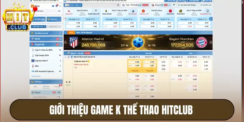 K thể thao Hitclub - Sân Chơi Thể Thao Xanh Chín, Dễ Thắng 2 Giới thiệu game K thể thao Hitclub