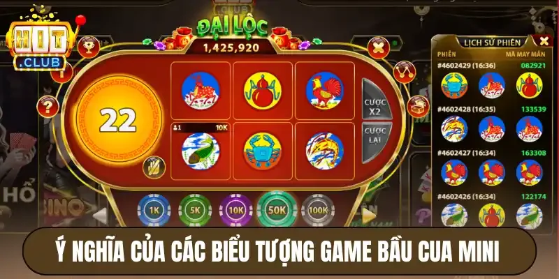 Ý nghĩa của các biểu tượng game bầu cua mini
